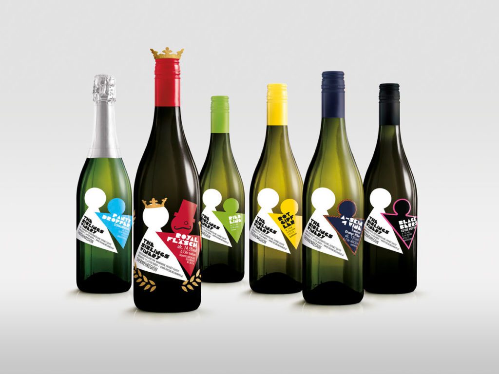 The Siblings Winery, Weinflaschen, Packaging